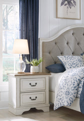Orleans Furniture - Ashley Furniture - Blendon Bedroom - King Upholstered Panel Bed / Rustic Brown - B747B3