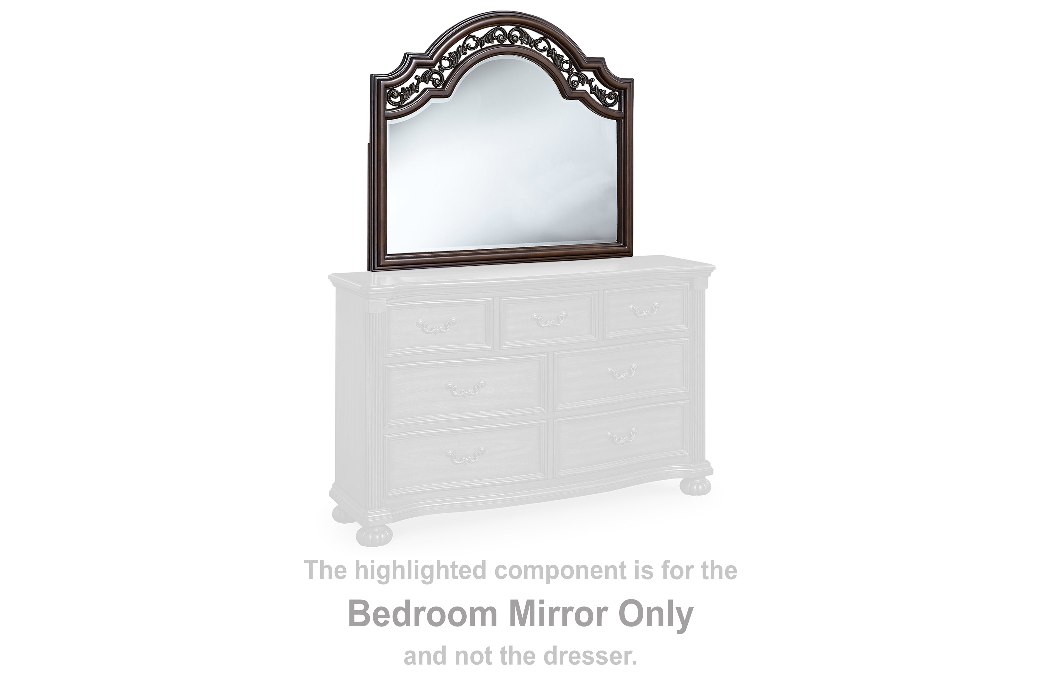 Orleans Furniture - Ashley Furniture - Lavinton Bedroom - Bedroom Mirror / Brown - B764-36