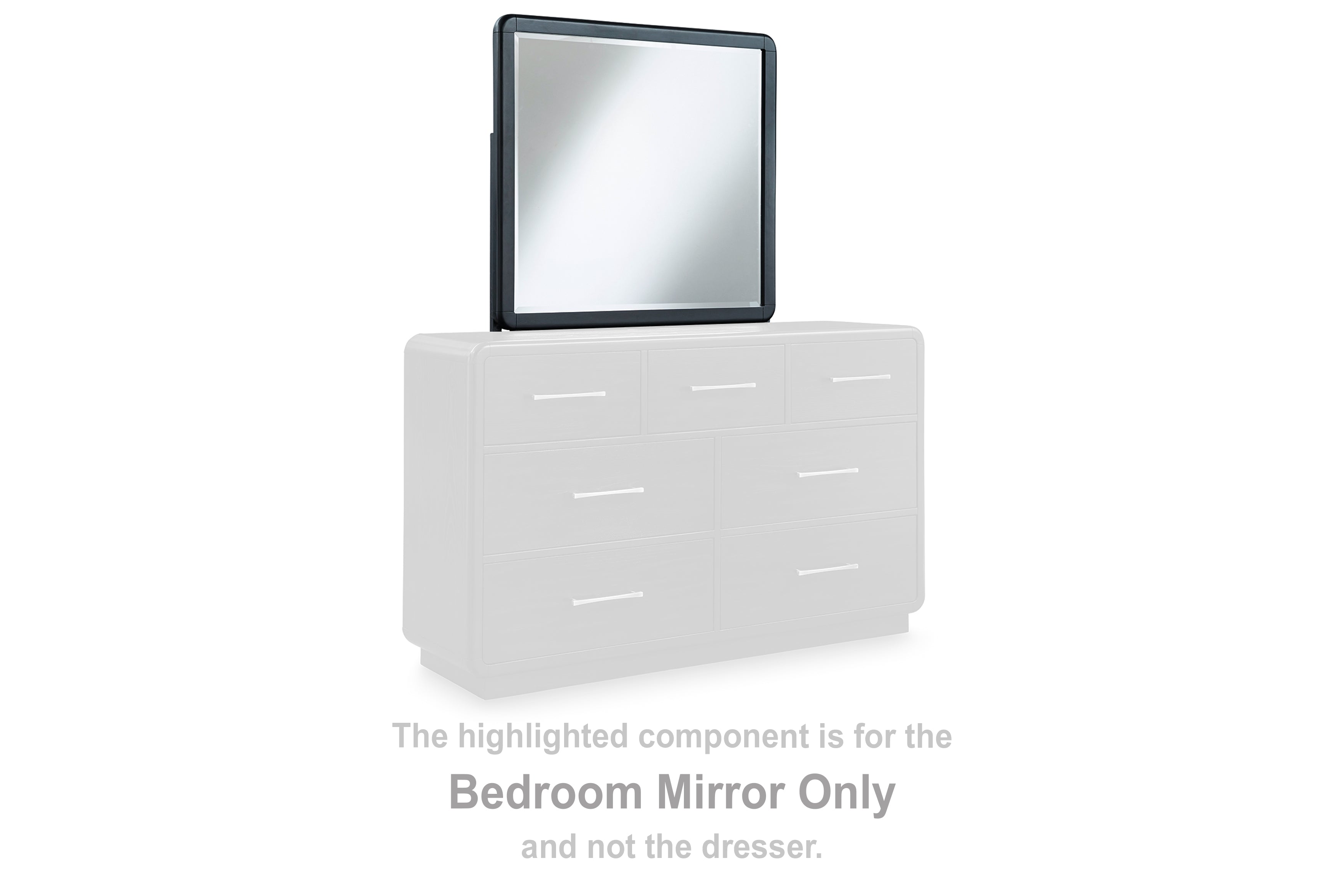 Orleans Furniture - Ashley Furniture - Rowanbeck Bedroom - Bedroom Mirror / Black - B821-36