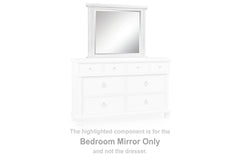 Orleans Furniture - Ashley Furniture - Rowlenstown Mirror - Bedroom Mirror / Antique White - PCB823-36