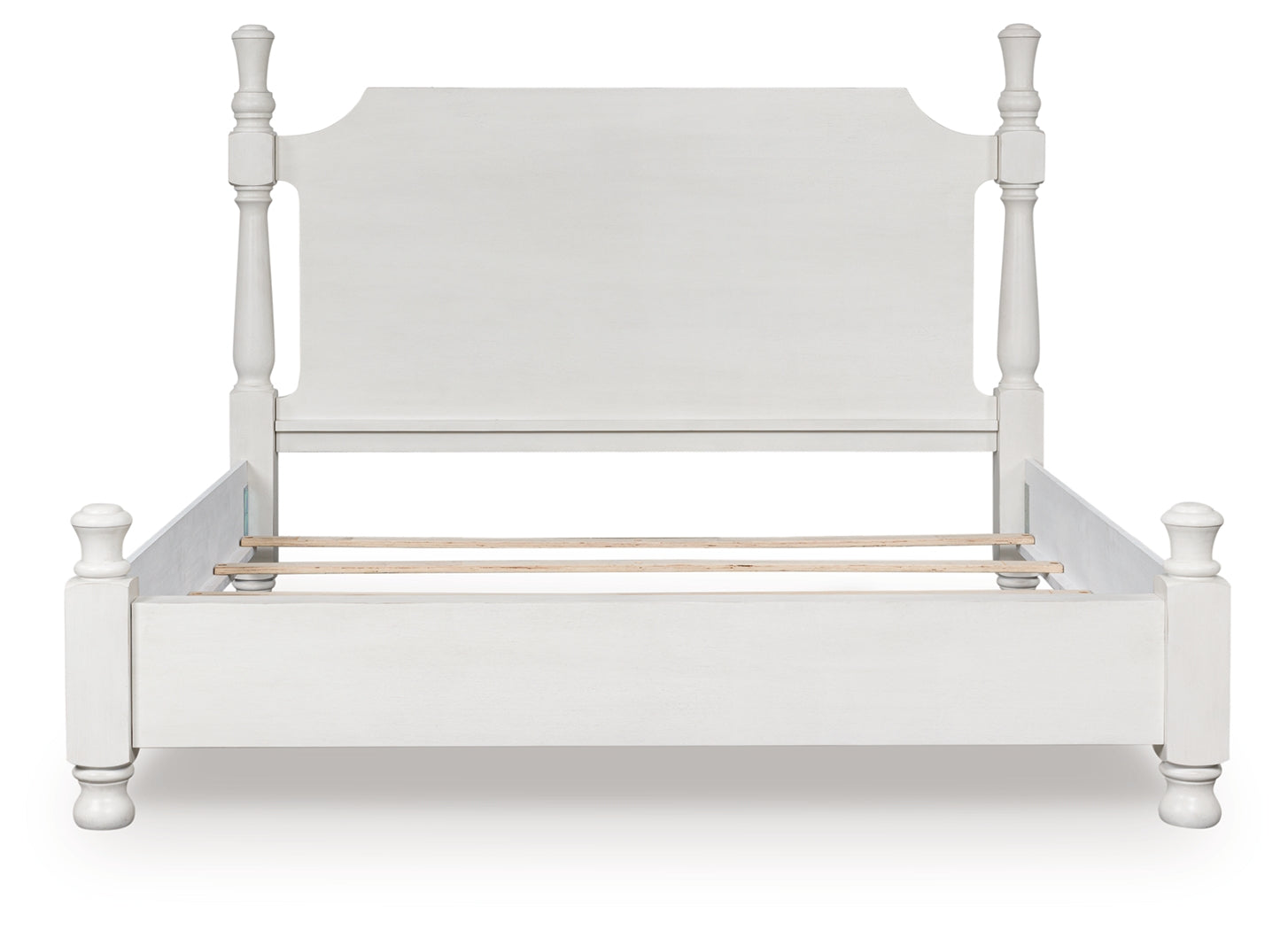 Orleans Furniture - Ashley Furniture - Rowlenstown Bedroom - Queen Poster Bed / Antique White - PCB823B2