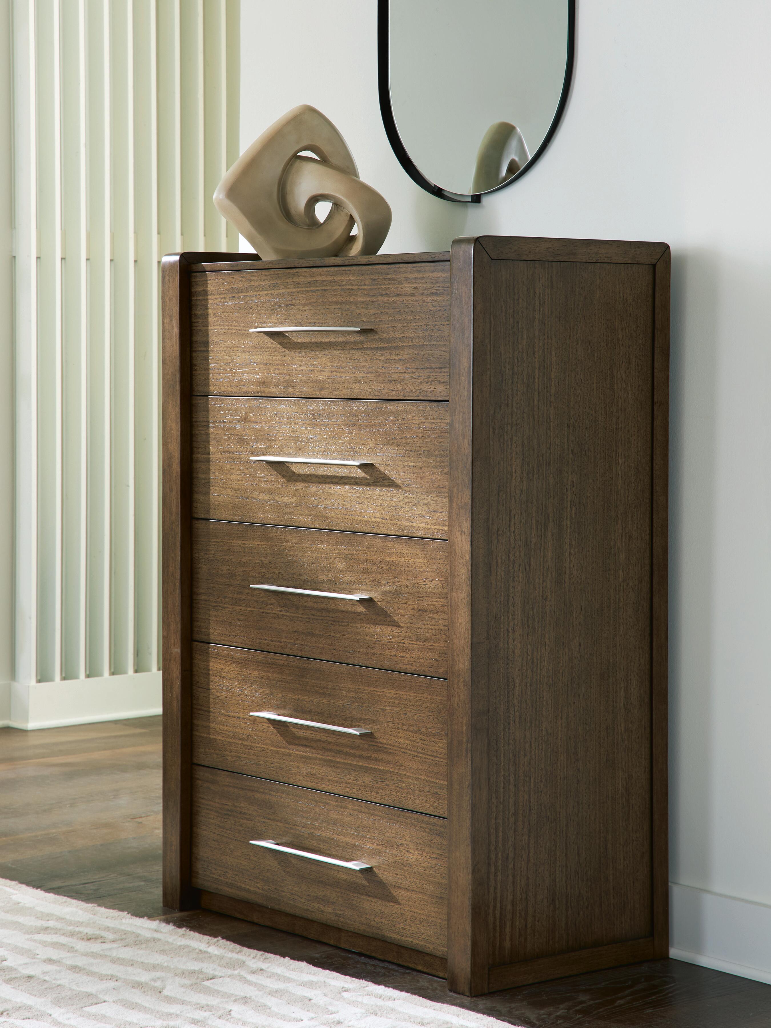 Orleans Furniture - Ashley Furniture - Marxmore Bedroom - Five Drawer Chest / Brown - B863-46