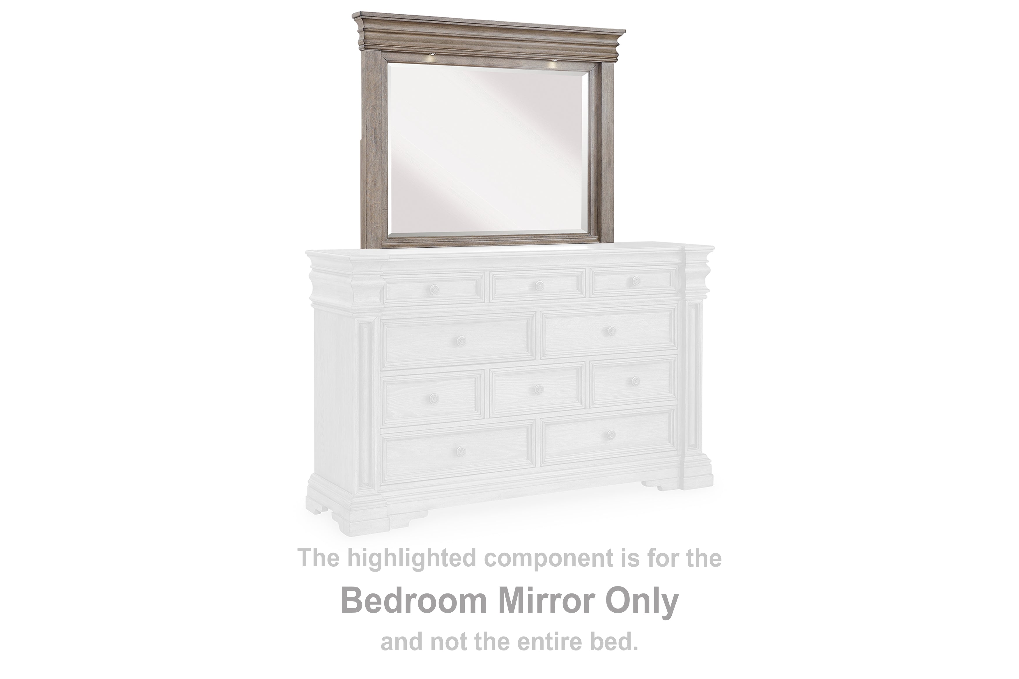 Orleans Furniture - Ashley Furniture - Blairhurst Bedroom - Bedroom Mirror / Light Grayish Brown - B916-36