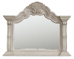 Orleans Furniture - Ashley Furniture - Bruchandi Mirror - Bedroom Mirror / Antique White - PCB948-36