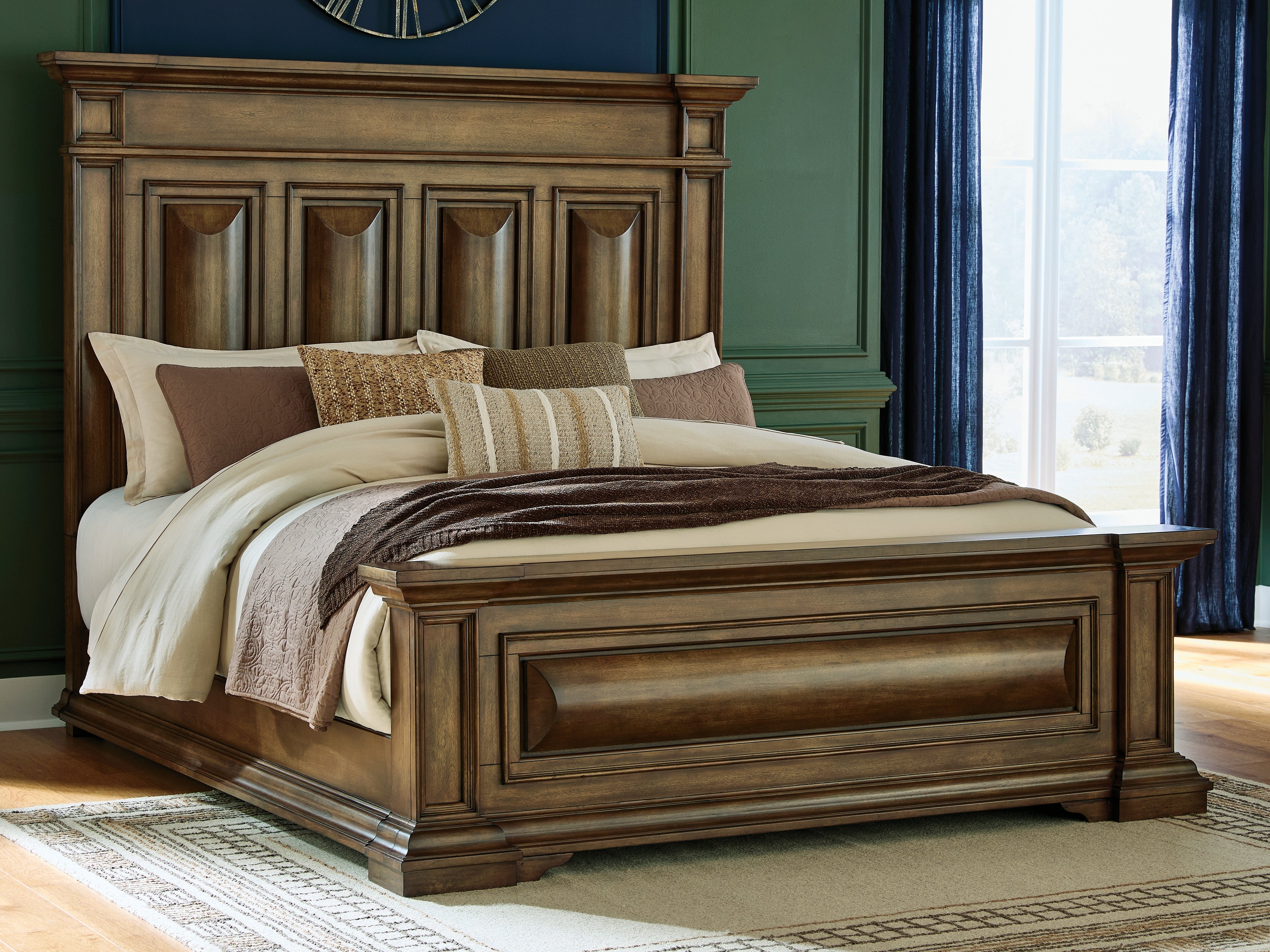 Orleans Furniture - Ashley Furniture - Frantanna Bedroom - California King Panel Bed / Brown - PCB949B7