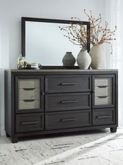 Orleans Furniture - Ashley Furniture - Foyland Bedroom - Two Drawer Night Stand / Black/Brown - B989-92