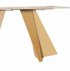 D2220 7 Piece Marble Top Dining Table