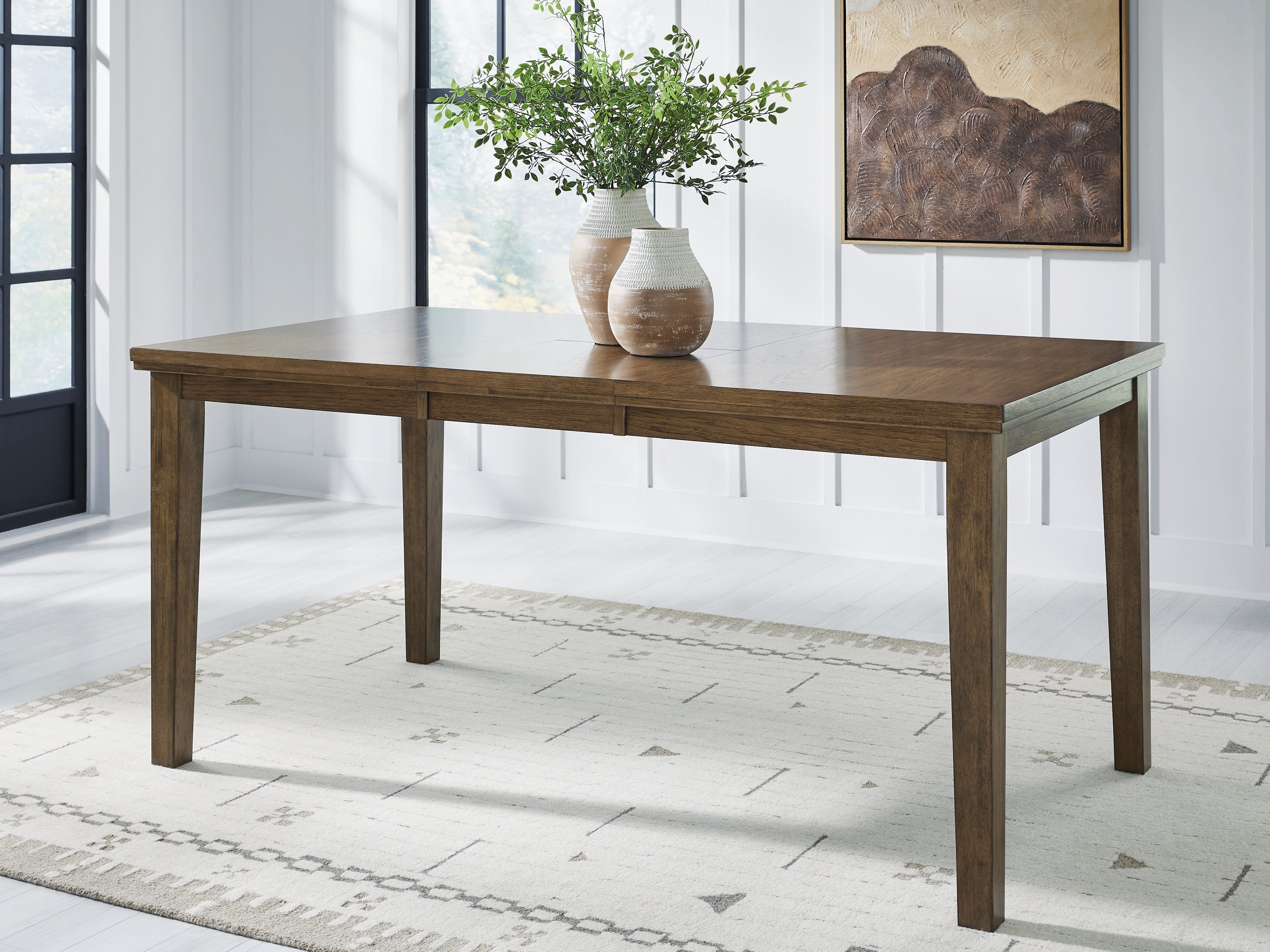 Orleans Furniture - Ashley Furniture - Urbinforte Dining Room - DRM Counter Butterfly EXT TBL / Light Brown / 79"W x 42"D x 36"H - PCD592-32