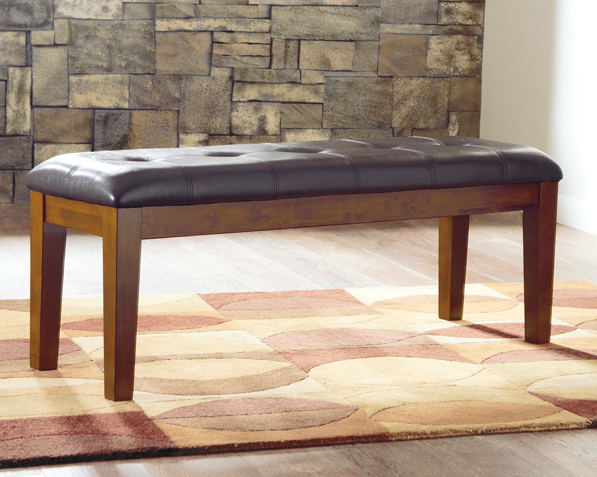 Orleans Furniture - Ashley Furniture - Ralene Dining Bench - Large UPH Dining Room Bench / Medium Brown / 50"W x 16"D x 19"H - D594-00