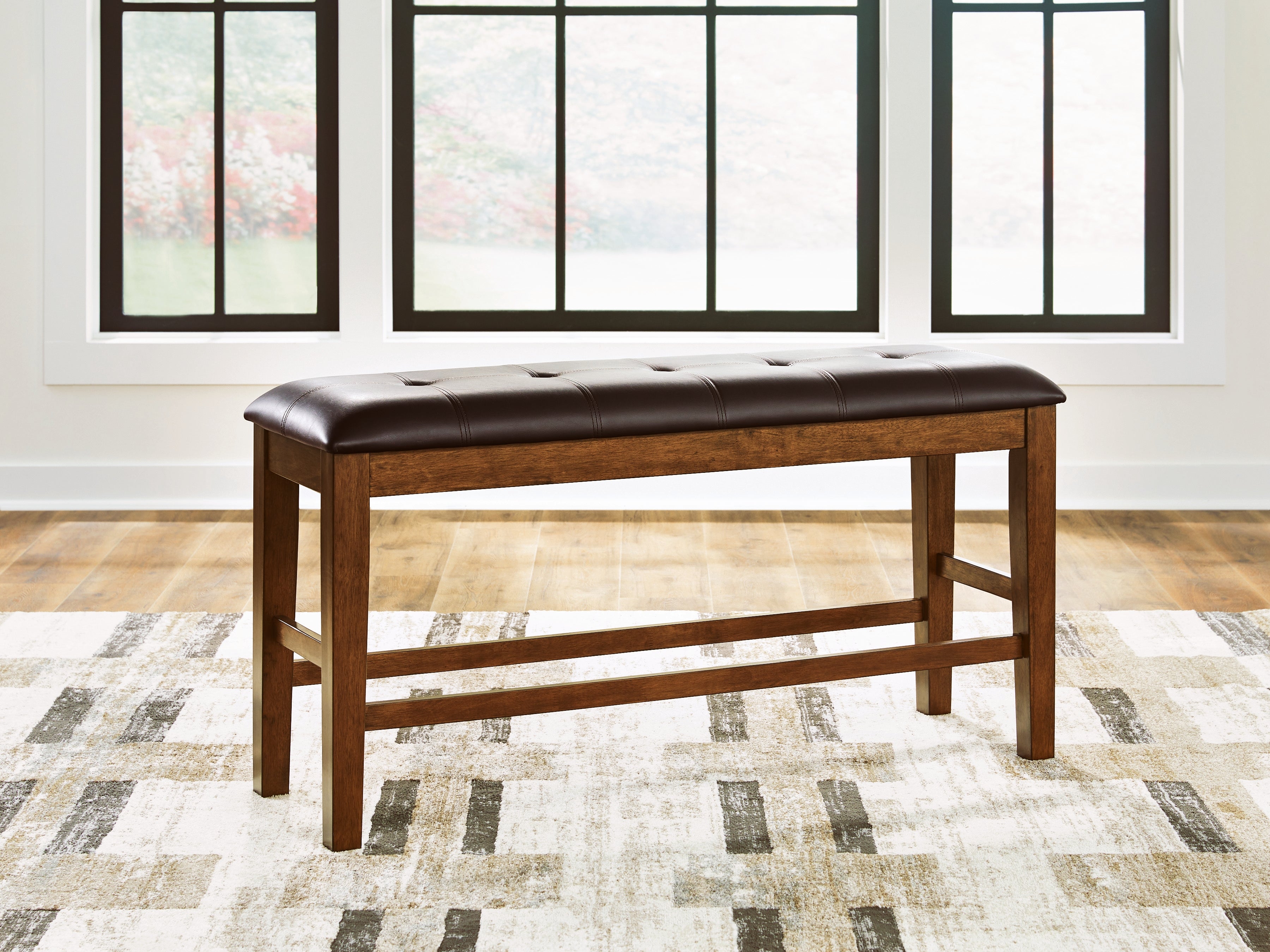 Orleans Furniture - Ashley Furniture - Ralene Dining Room - DBL Counter UPH Bench (1/CN) / Medium Brown - D594-09
