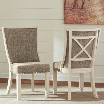Orleans Furniture - Ashley Furniture - Bolanburg Dining Room - Dining Chair (Set of 2) / Two-tone - D647-02X2