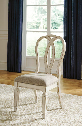 Orleans Furniture - Ashley Furniture - Realyn Dining Room - Dining Chair (Set of 2) / Chipped White - D743-02X2