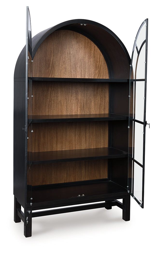Orleans Furniture - Ashley Furniture - Greddinton Display Cabinet - Display Cabinet / Black/Brown - PCD824-376