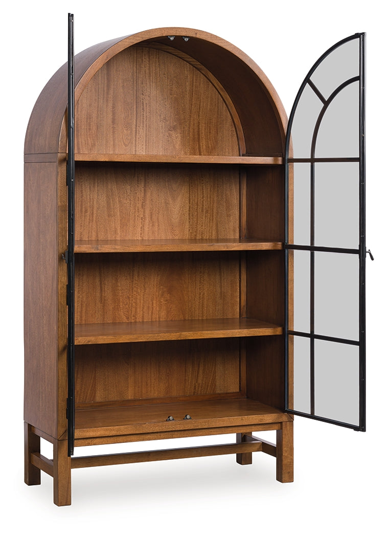 Orleans Furniture - Ashley Furniture - Greddinton Display Cabinet - Display Cabinet / Brown/Black - PCD824-476
