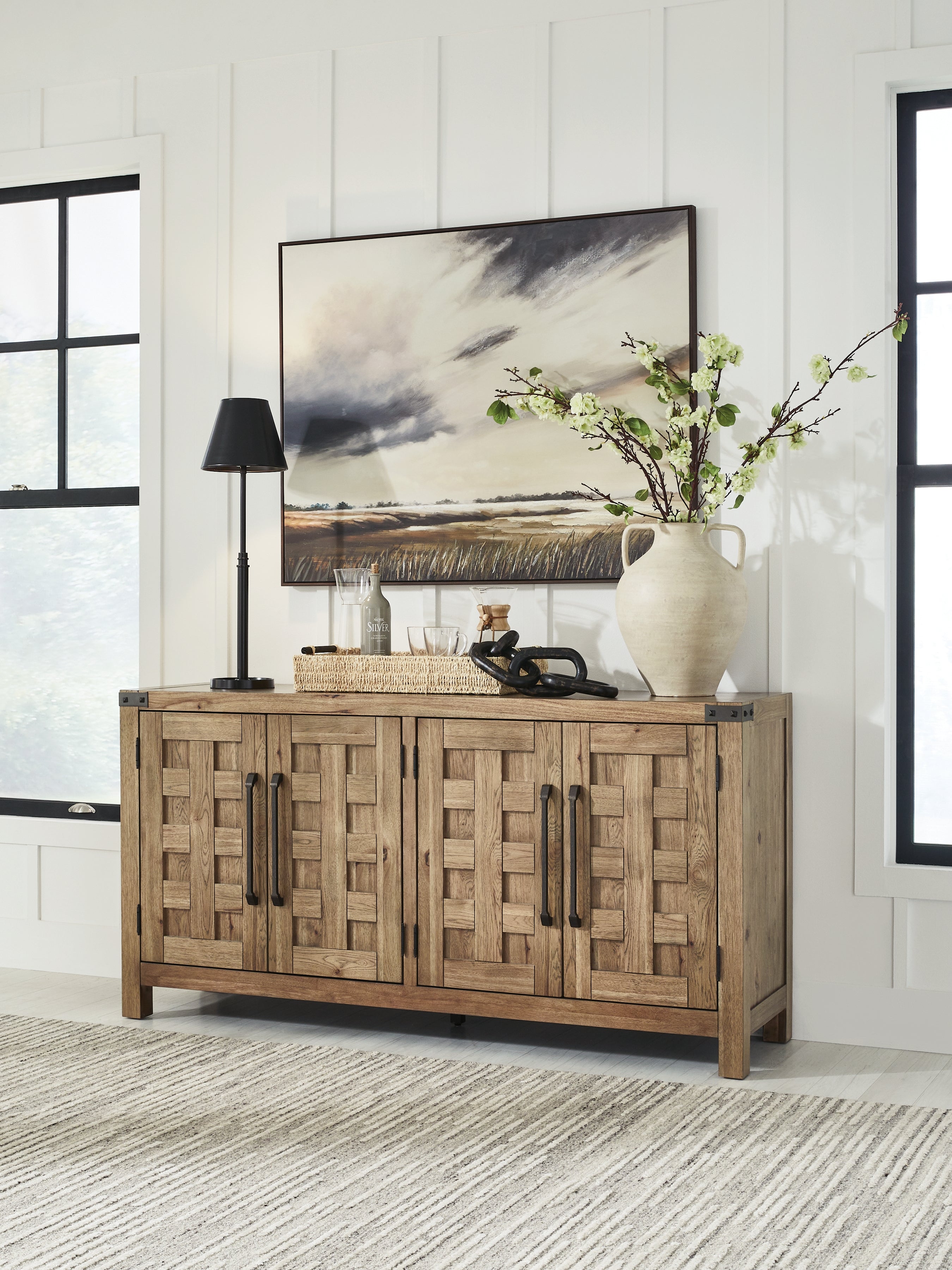 Orleans Furniture - Ashley Furniture - Ridgester Dining Room - Dining Room Server / Light Brown - D858-60