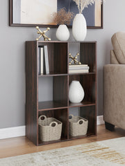 Orleans Furniture - Ashley Furniture - Glosmount Six Cube Organizer - Six Cube Organizer / Cherry/Light Brown - EA1055-3X2