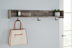 Orleans Furniture - Ashley Furniture - Neilsville Wall Decor - Wall Mounted Coat Rack w/Shelf / Whitewash - EA2320-151