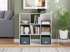 Orleans Furniture - Ashley Furniture - Onita Nine Cube Organizer - Nine Cube Organizer / White - EA9630-3X3