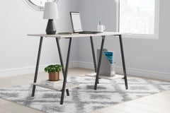 Orleans Furniture - Ashley Furniture - Bayflynn Office Desk - Home Office Desk / White/Black - H288-27