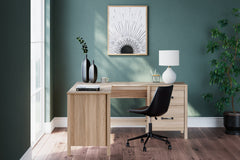 Orleans Furniture - Ashley Furniture - Battelle Office Desk - Home Office Desk / Tan - H3929-134