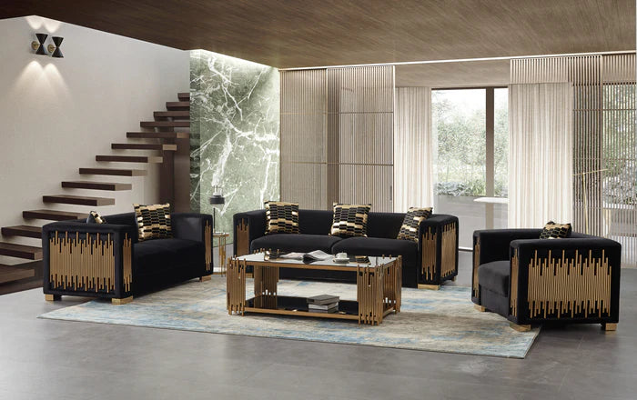 DV666 Sofa Loveseat and Chair Set