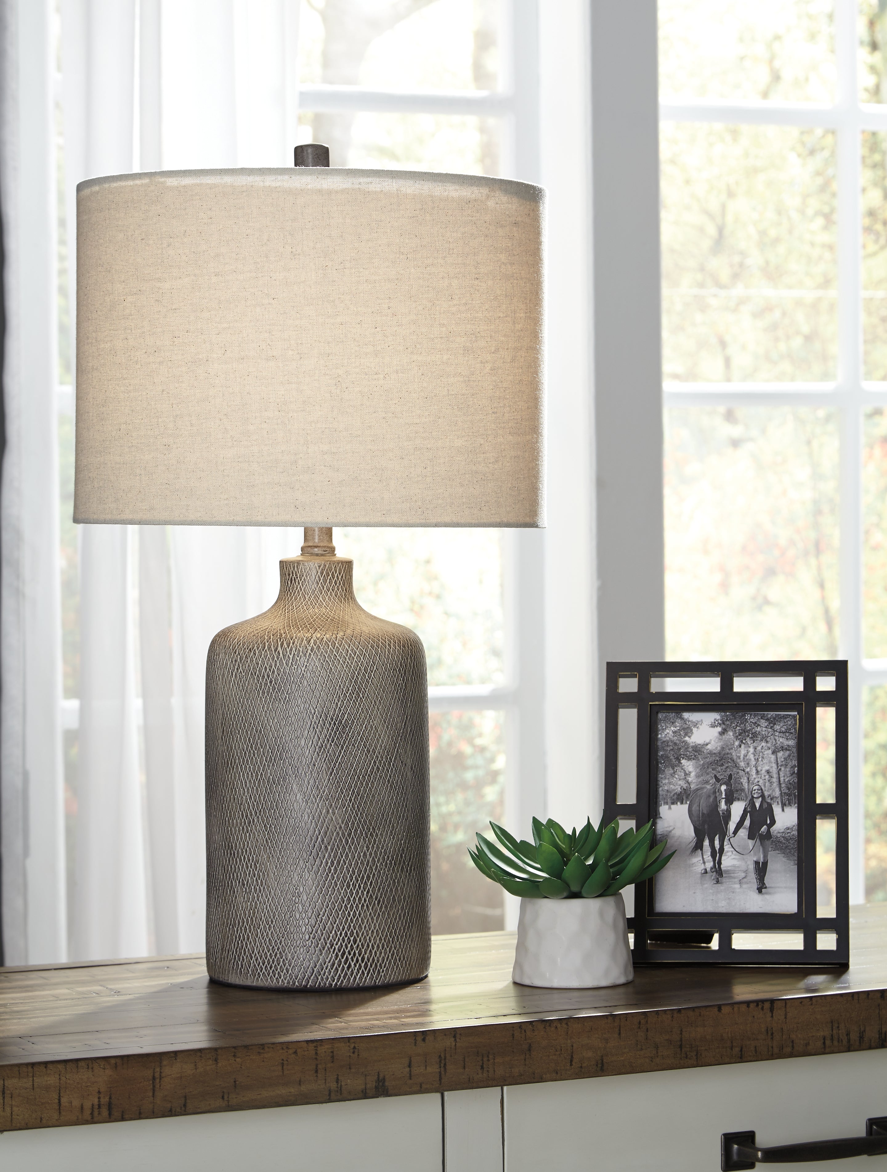 Orleans Furniture - Ashley Furniture - Linus Lighting - Table Lamp (Set of 2) / Antique Black - L117964X2
