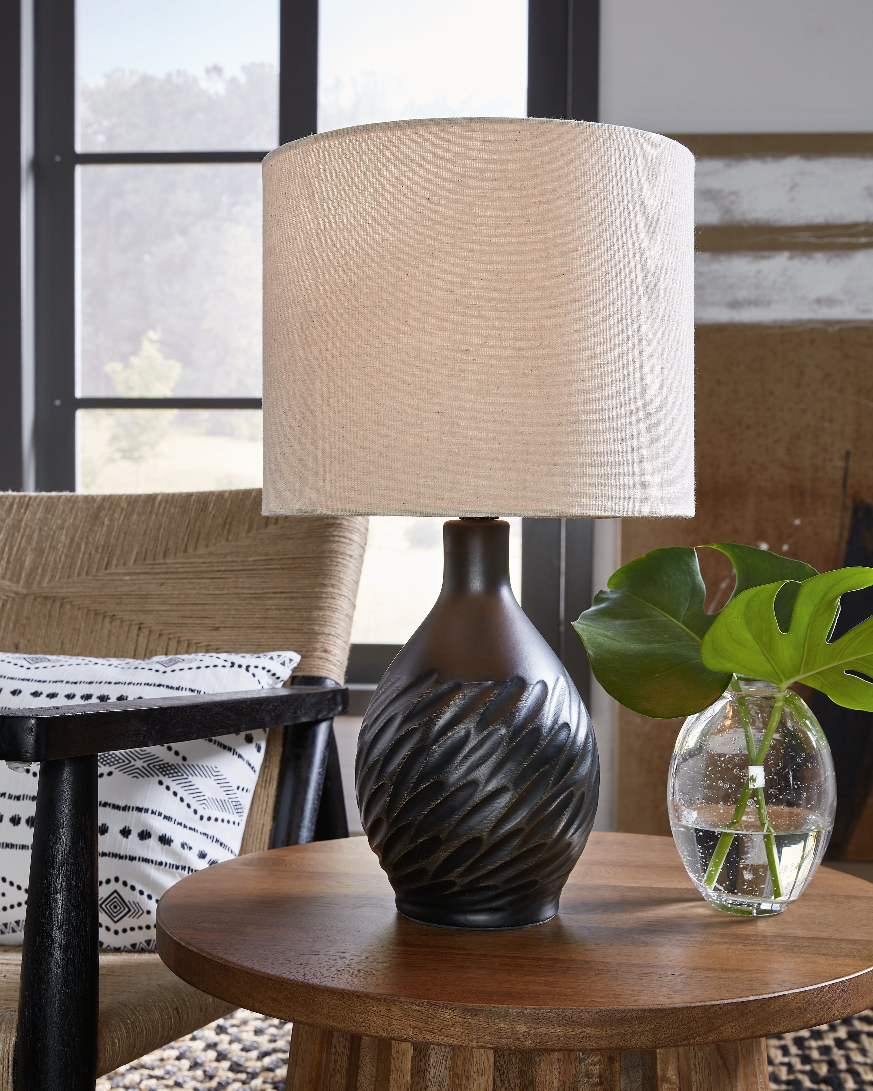 Orleans Furniture - Ashley Furniture - Garinton Lighting - Table Lamp (Set of 2) / Black - L180184X2