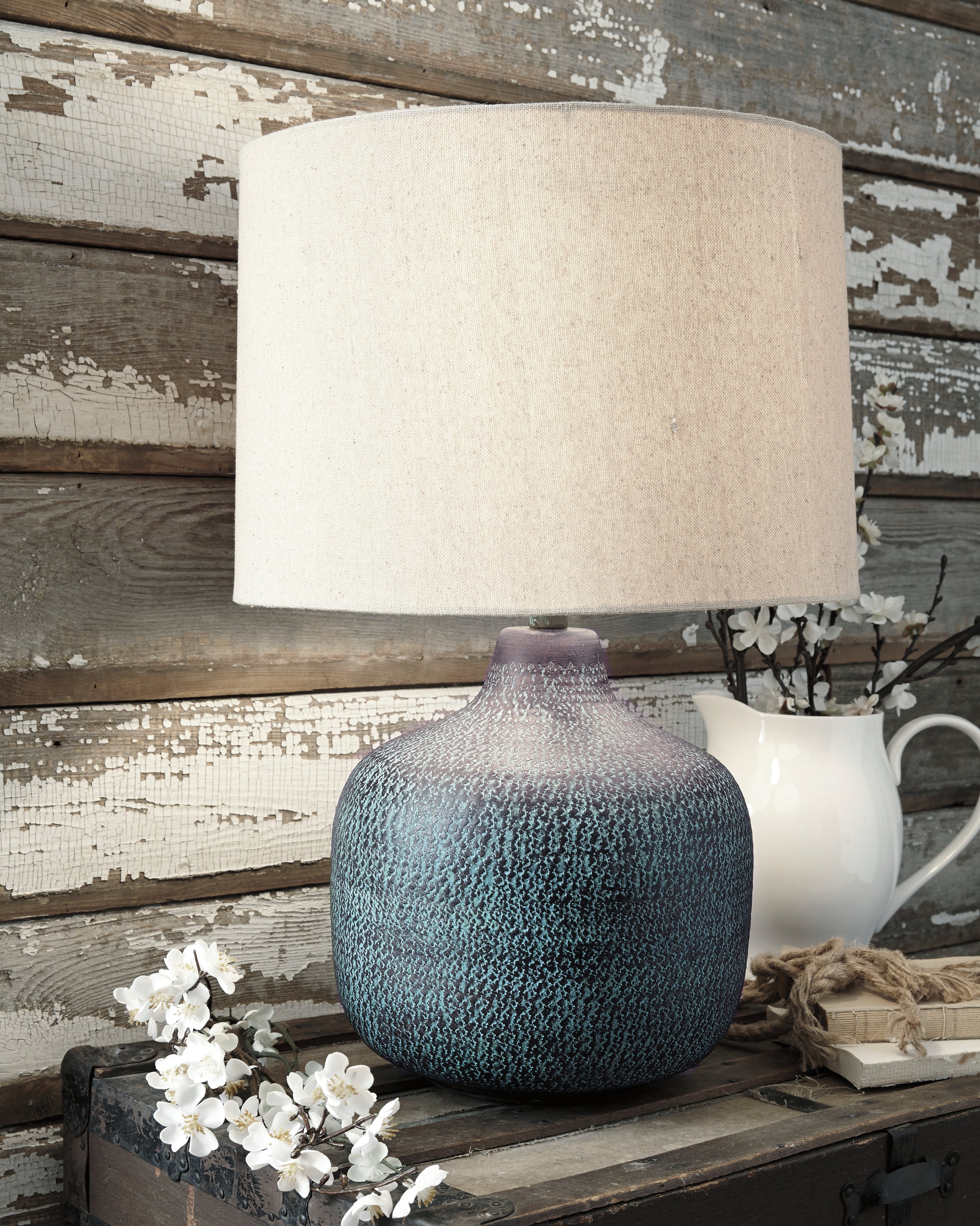 Orleans Furniture - Ashley Furniture - Malthace Lighting - Table Lamp (Set of 2) / Patina - L207304X2