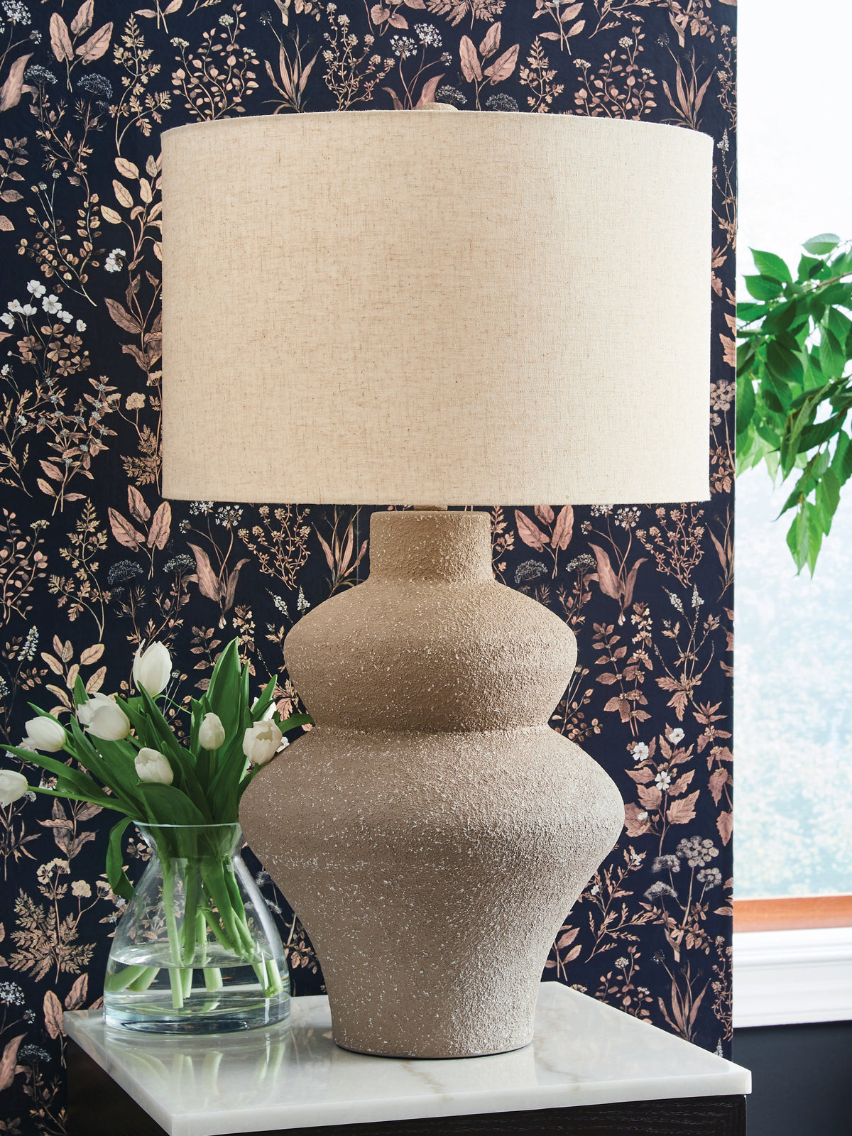 Orleans Furniture - Ashley Furniture - Jossleigh Lighting - Metal Table Lamp (1/CN) / Beige - L207624