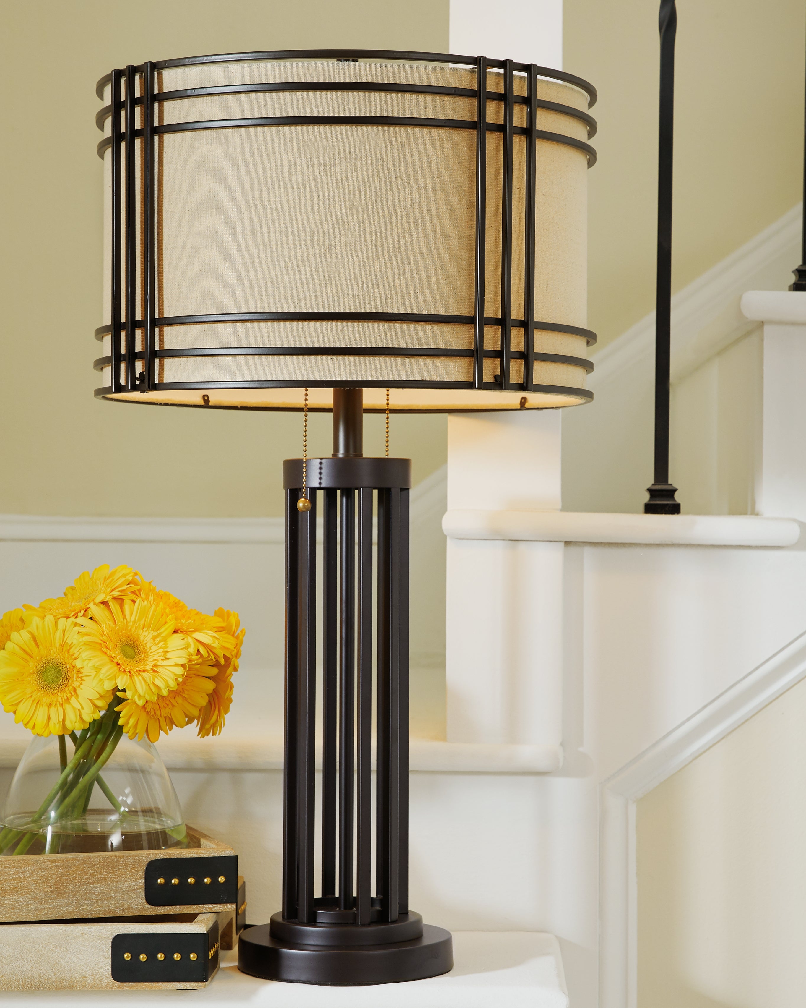 Orleans Furniture - Ashley Furniture - Hanswell Lighting - Table Lamp (Set of 2) / Dark Brown - L208294X2
