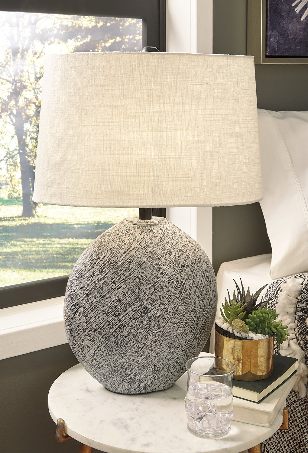 Orleans Furniture - Ashley Furniture - Harif Lighting - Table Lamp (Set of 2) / Black - L235624X2