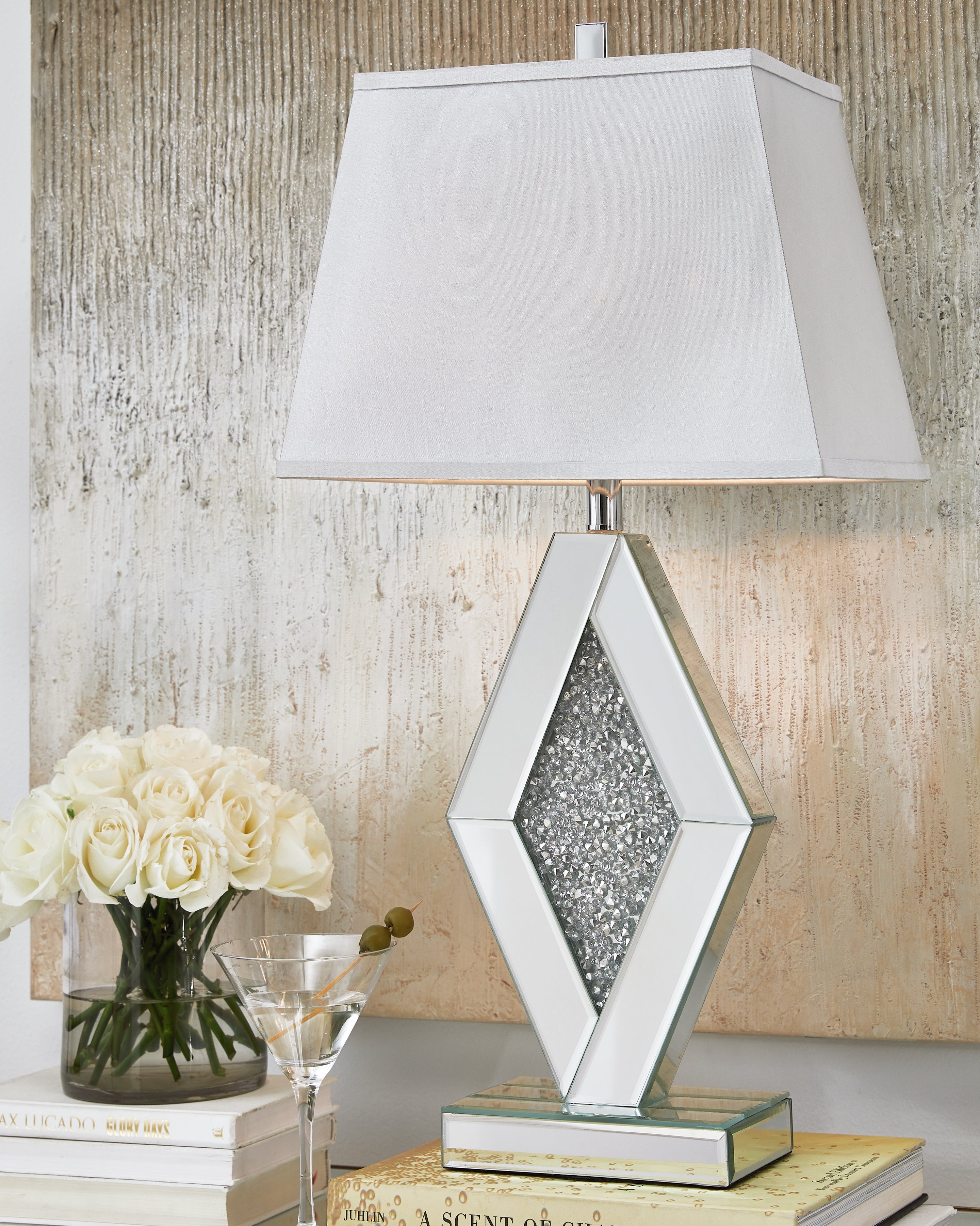 Orleans Furniture - Ashley Furniture - Prunella Lighting - Table Lamp (Set of 2) / Silver Finish - L429034X2