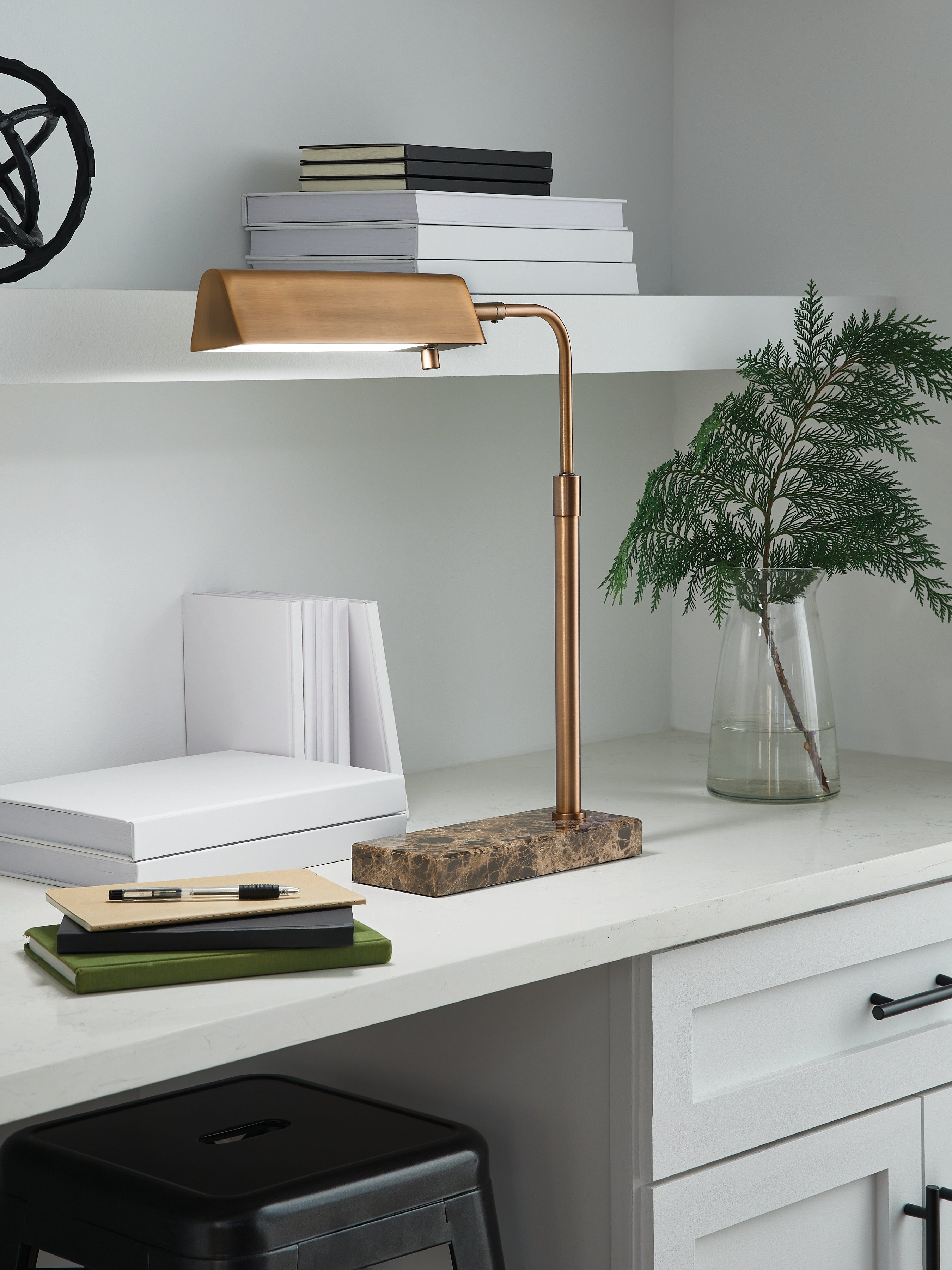 Orleans Furniture - Ashley Furniture - Yafe Lighting - Metal Desk Lamp (1/CN) / Bronze Finish - L734412