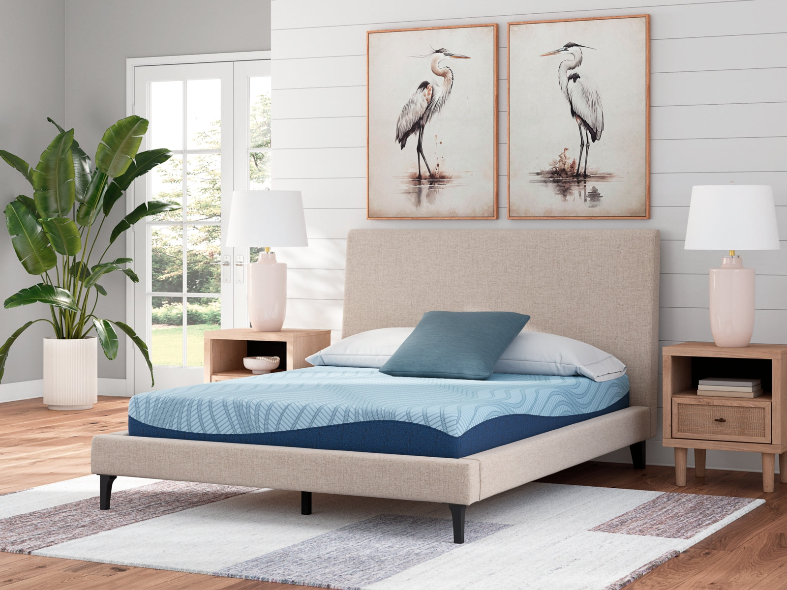 Orleans Furniture - Ashley Furniture - Peak 2.0 8 Memory Foam Mattresses - Queen / White - M20431