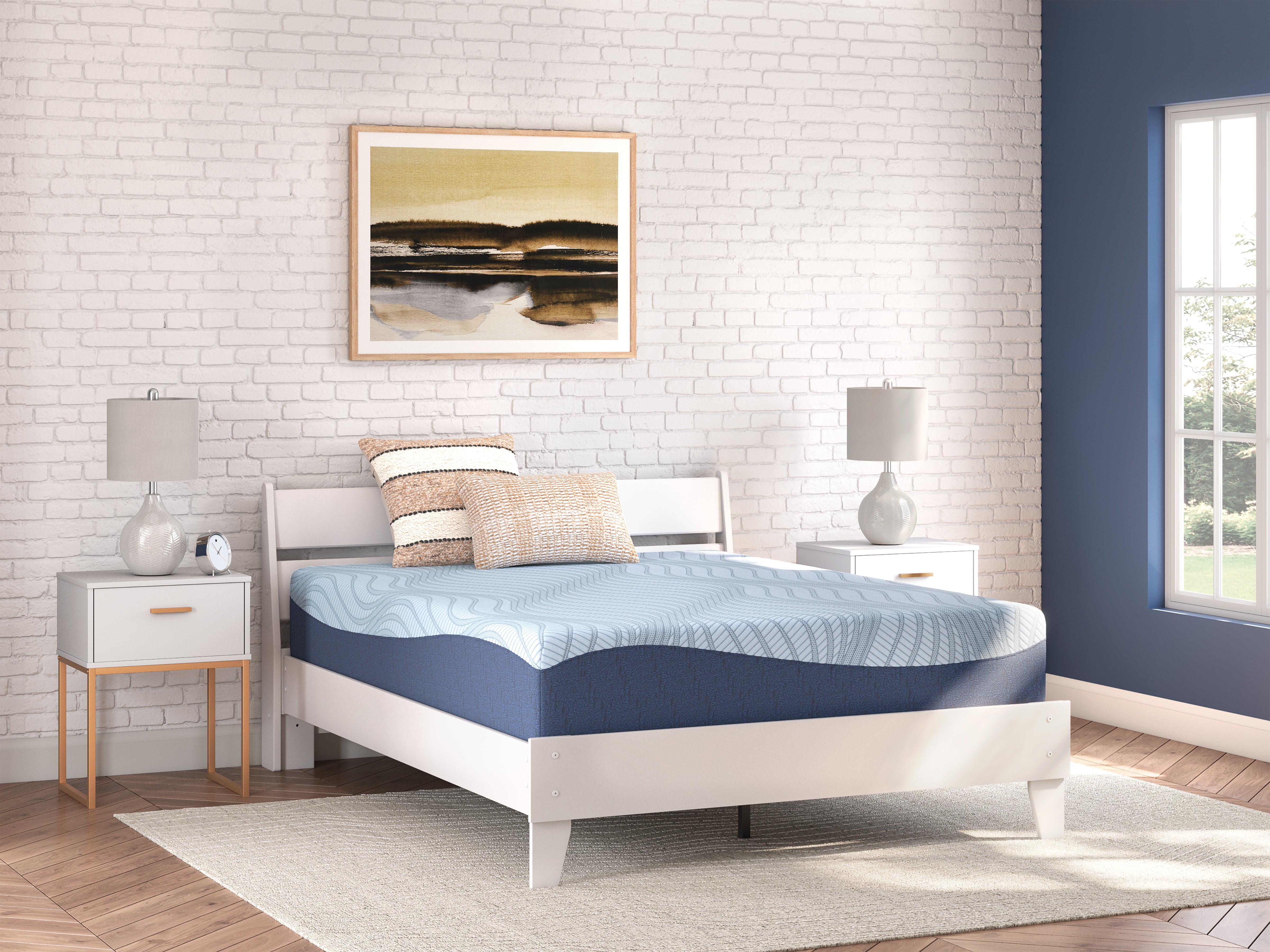 Orleans Furniture - Ashley Furniture - Peak 2.0 12 Memory Foam Mattresses - Full / White - M20621