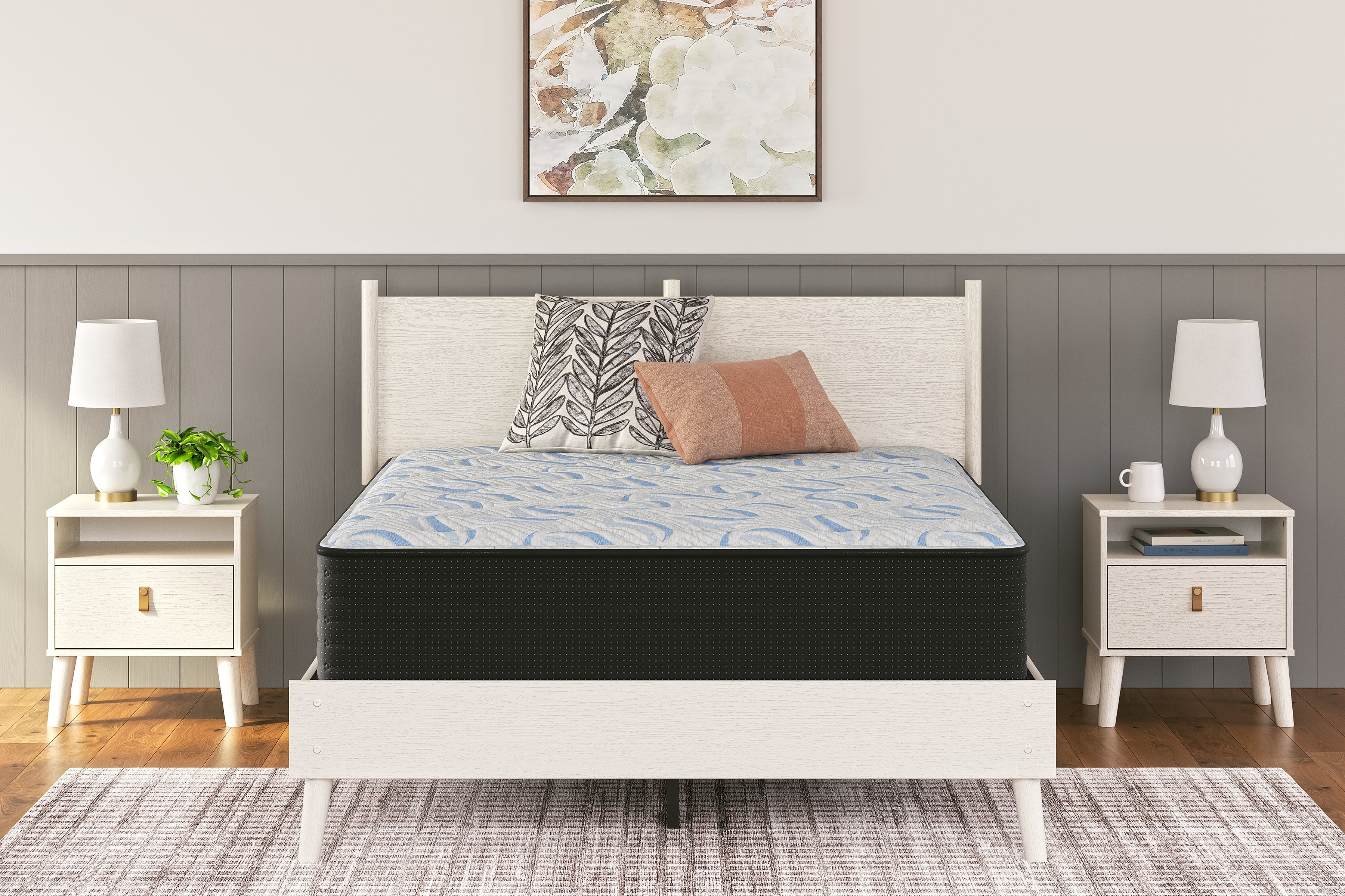 Orleans Furniture - Ashley Furniture - Elite Springs Plush Mattresses - King / Gray/Blue - M40641