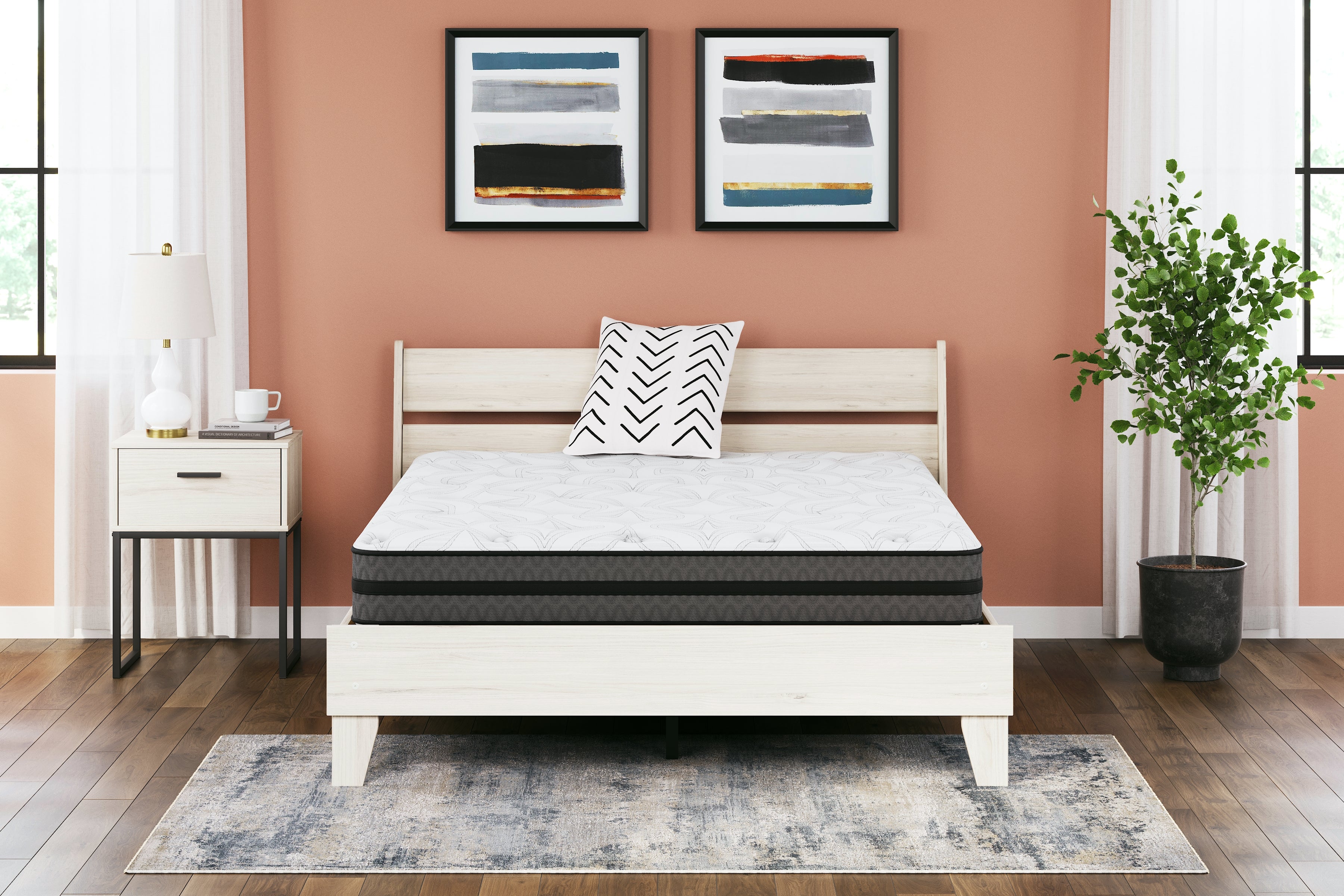 Orleans Furniture - Ashley Furniture - 10 Inch Pocketed Hybrid Mattresses - California King / White - M58951