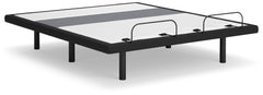 Orleans Furniture - Ashley Furniture - Best Base with Lumbar and Audio King Adjustable Base - King Adjustable Base / Charcoal Gray - M5X542