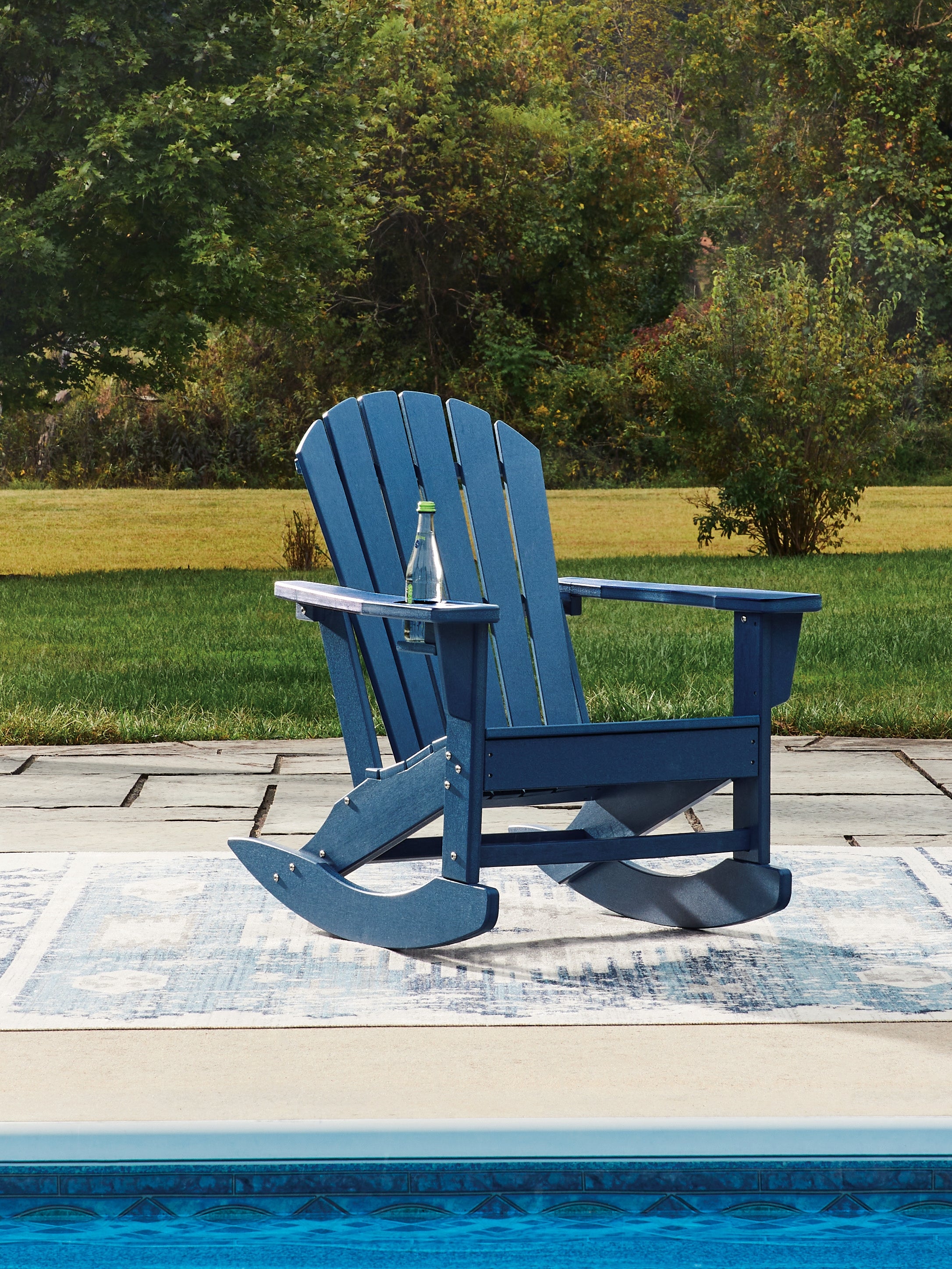 Orleans Furniture - Ashley Furniture - Sundown Shores Outdoor - Rocking Chair / Blue - PCP019-827