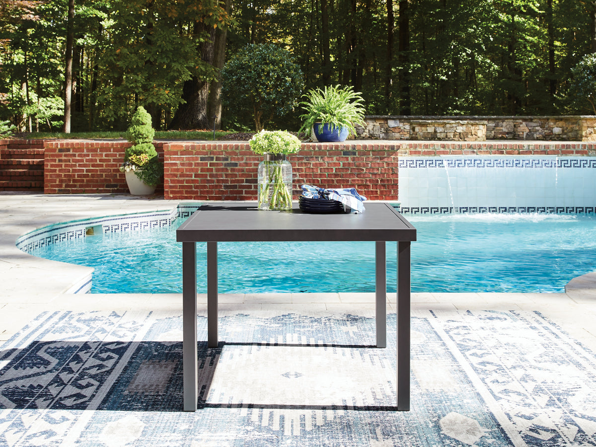Orleans Furniture - Ashley Furniture - Rocky Creek Outdoor - Square Dining Table w/UMB OPT - PCP326-615