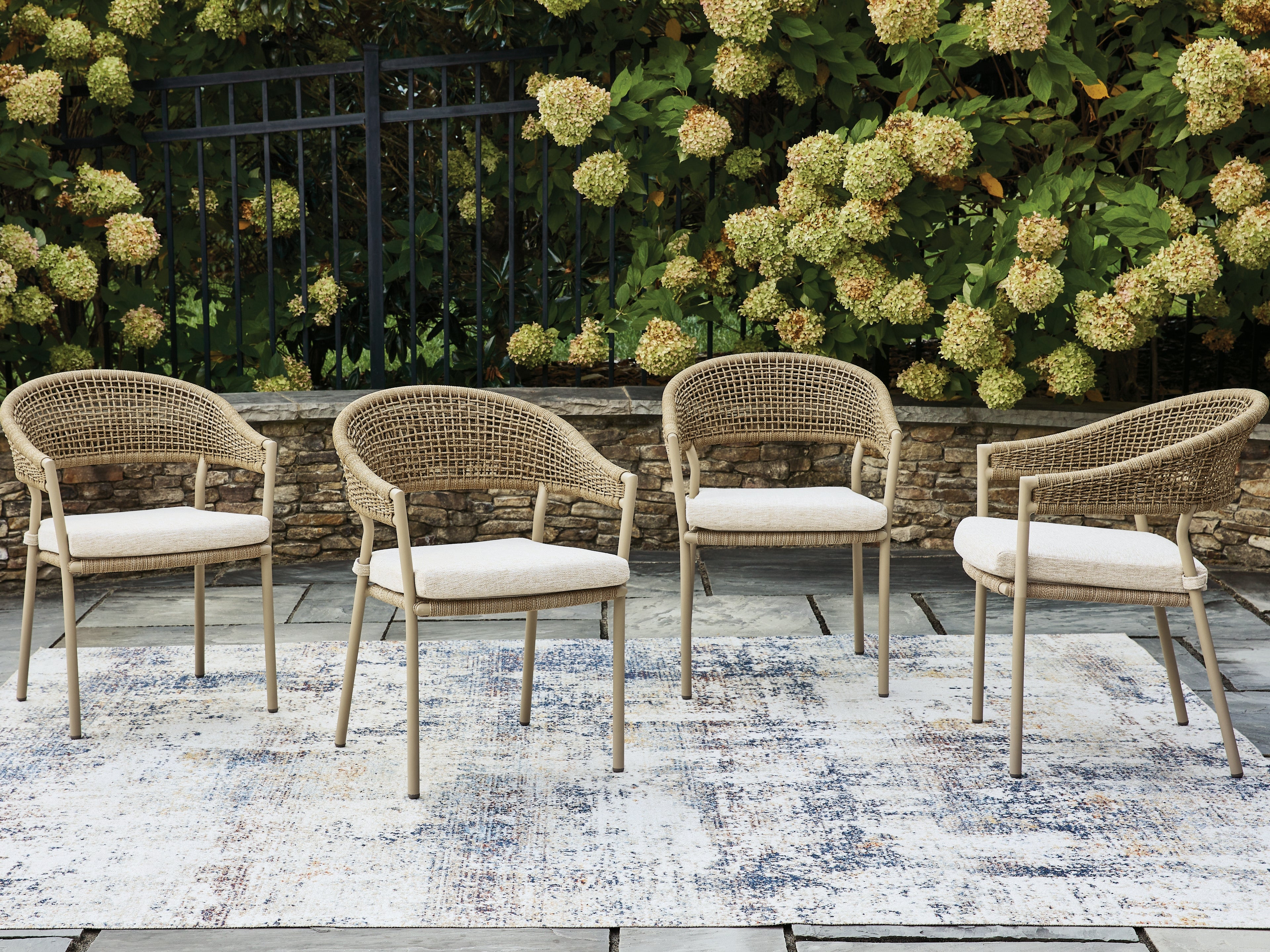 Orleans Furniture - Ashley Furniture - Orchard Beach Outdoor - Arm Chair With Cushion (4/CN) - PCP373-601A