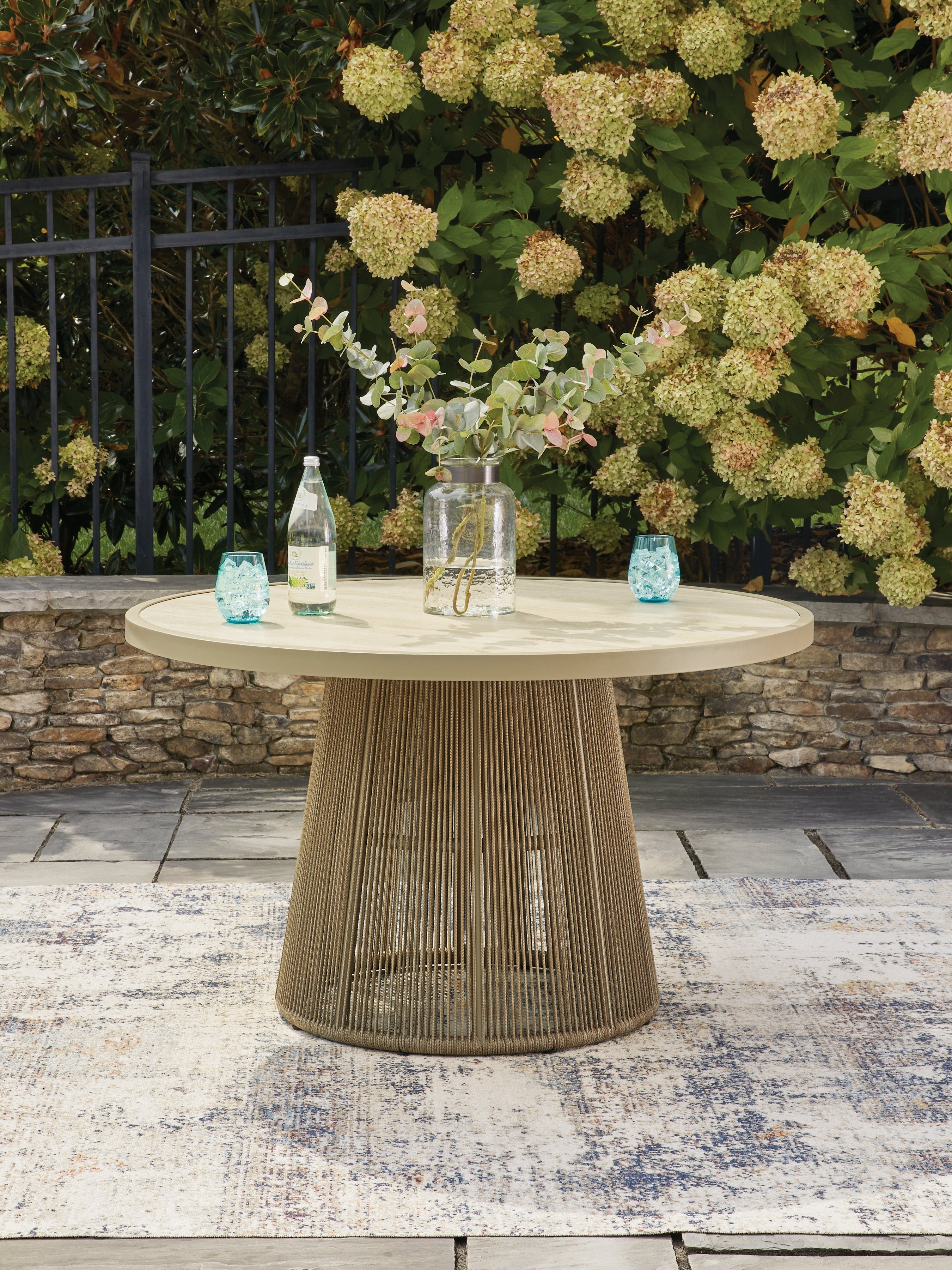 Orleans Furniture - Ashley Furniture - Orchard Beach Outdoor - Outdoor Dining Table / Beige - PCP373P2