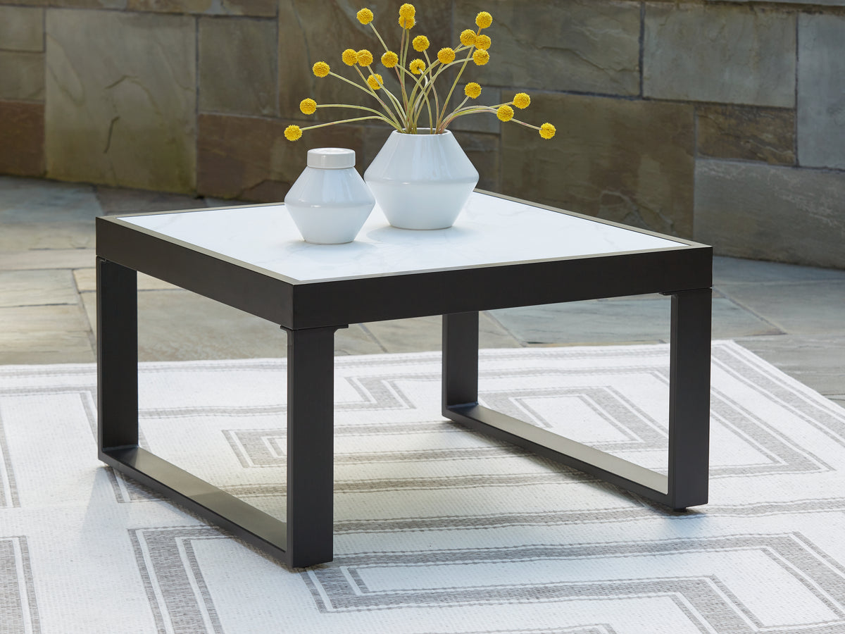 Orleans Furniture - Ashley Furniture - Beachloft Outdoor - 5-Piece Outdoor Sectional / Black/Gray - P490P2