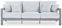 Orleans Furniture - Ashley Furniture - Hurley Park Outdoor - Sofa with Cushion / Gray - PCP695-838