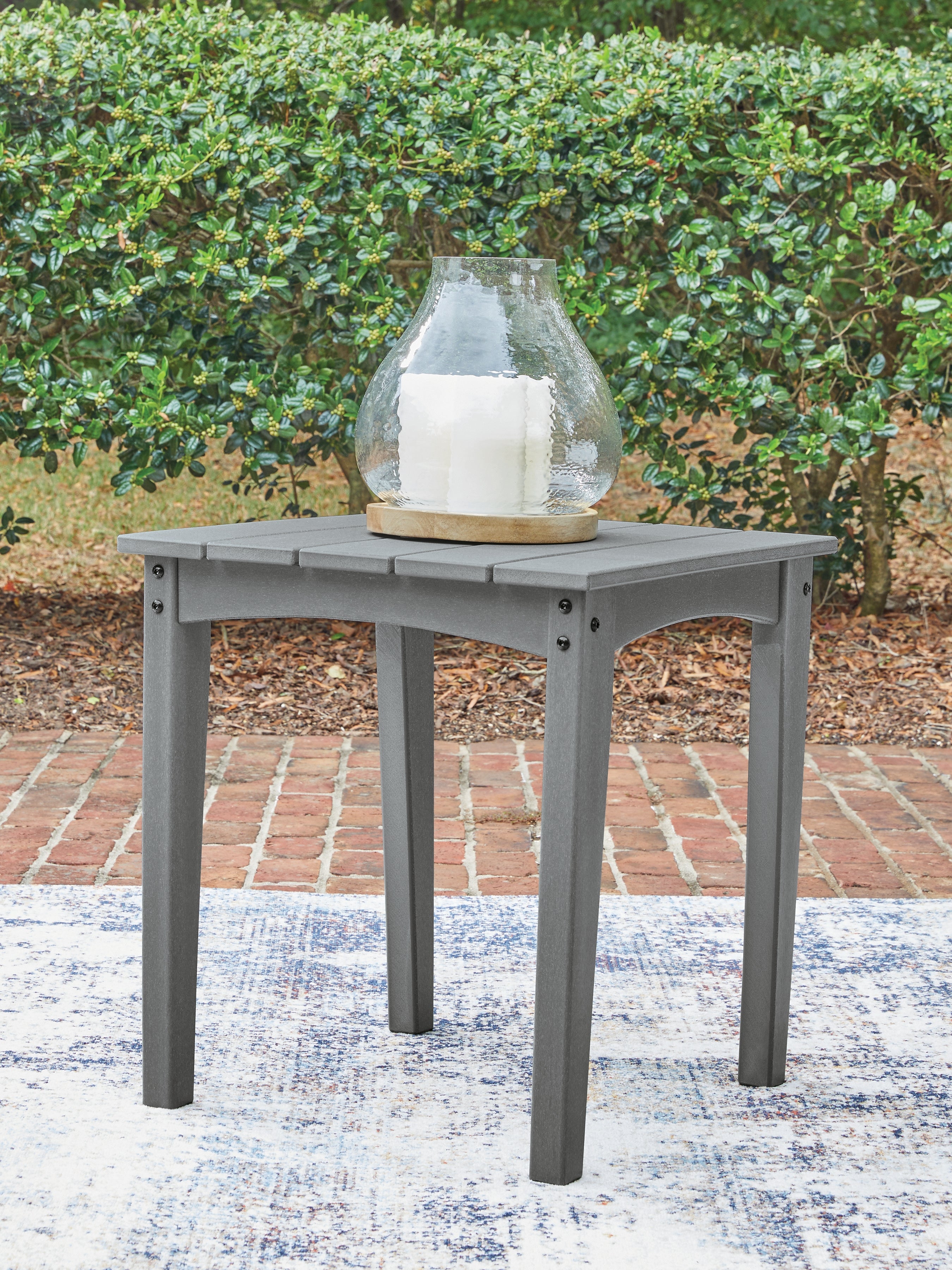 Orleans Furniture - Ashley Furniture - Cove Beach Outdoor - Square End Table / Gray - PCP803-702