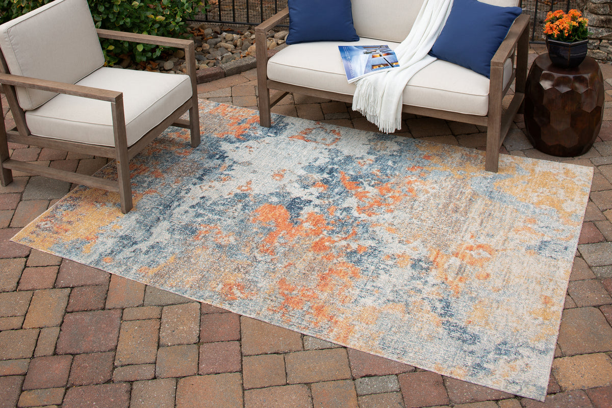 Orleans Furniture - Ashley Furniture - Wraylen Rug - 5'3" x 7' Rug / Multi - R405052