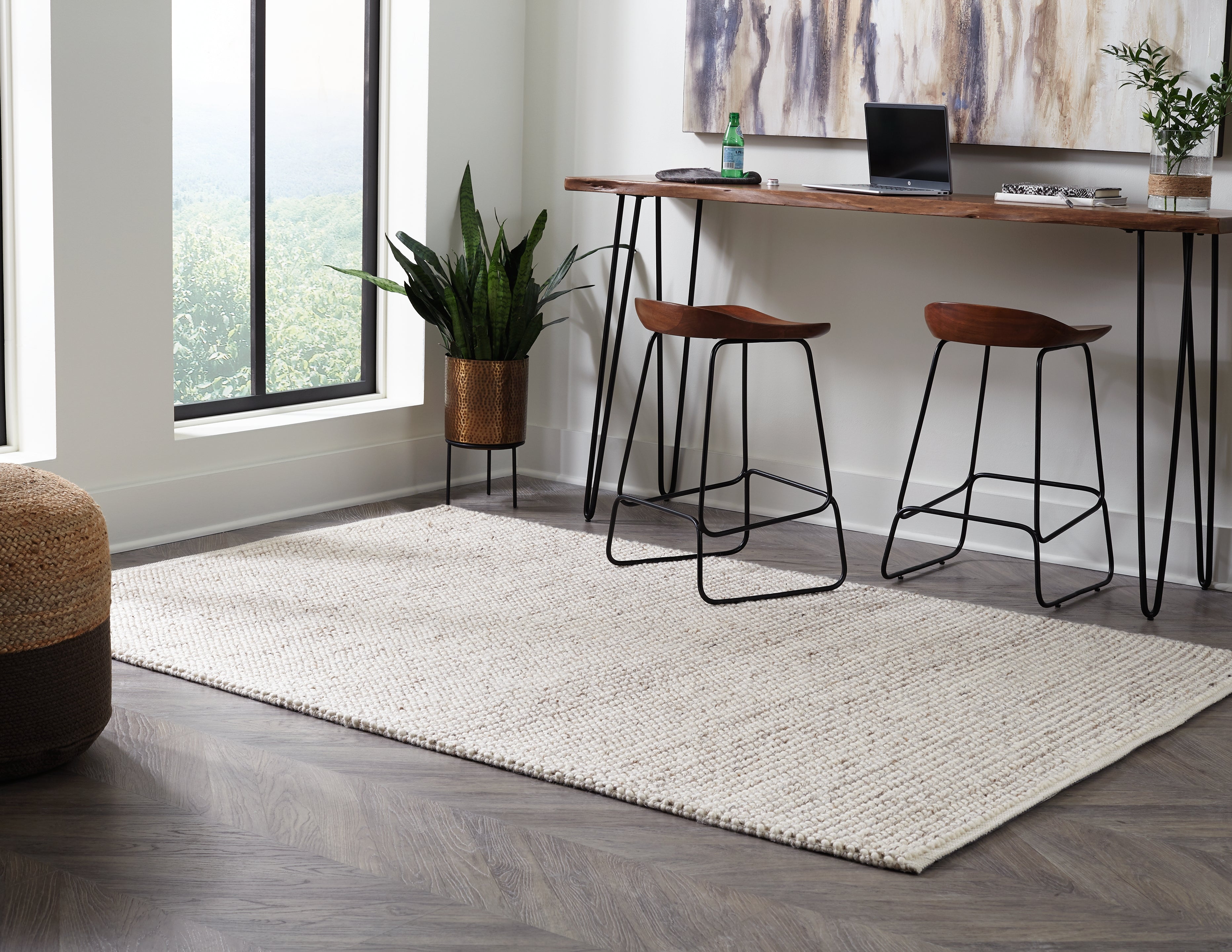 Orleans Furniture - Ashley Furniture - Jossick Rug - 7'8" x 10' Rug / Cream/Taupe - R405101
