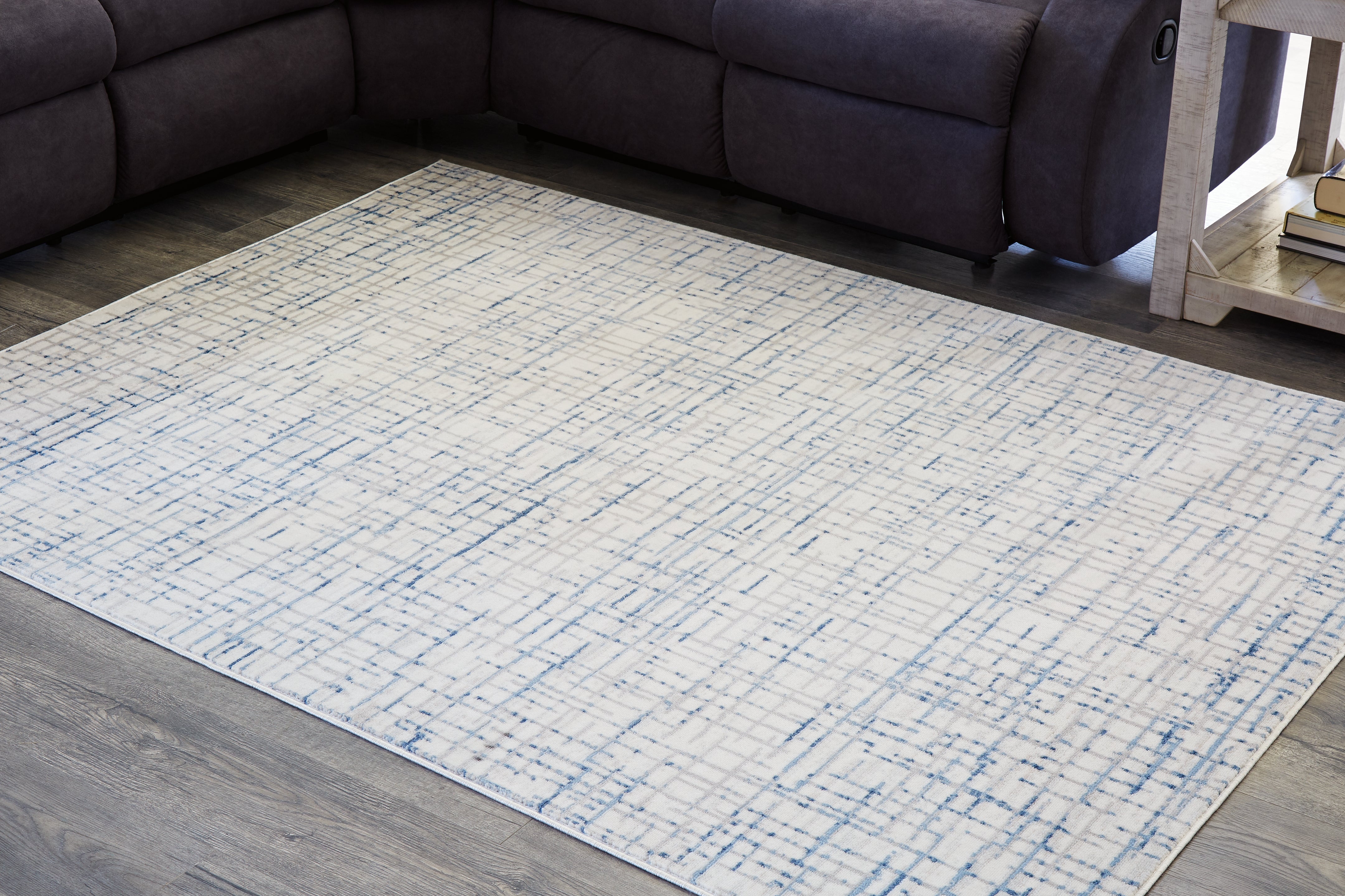 Orleans Furniture - Ashley Furniture - Beckfille Rug - 8' x 10' Rug / Blue/Gray/Cream - R405961