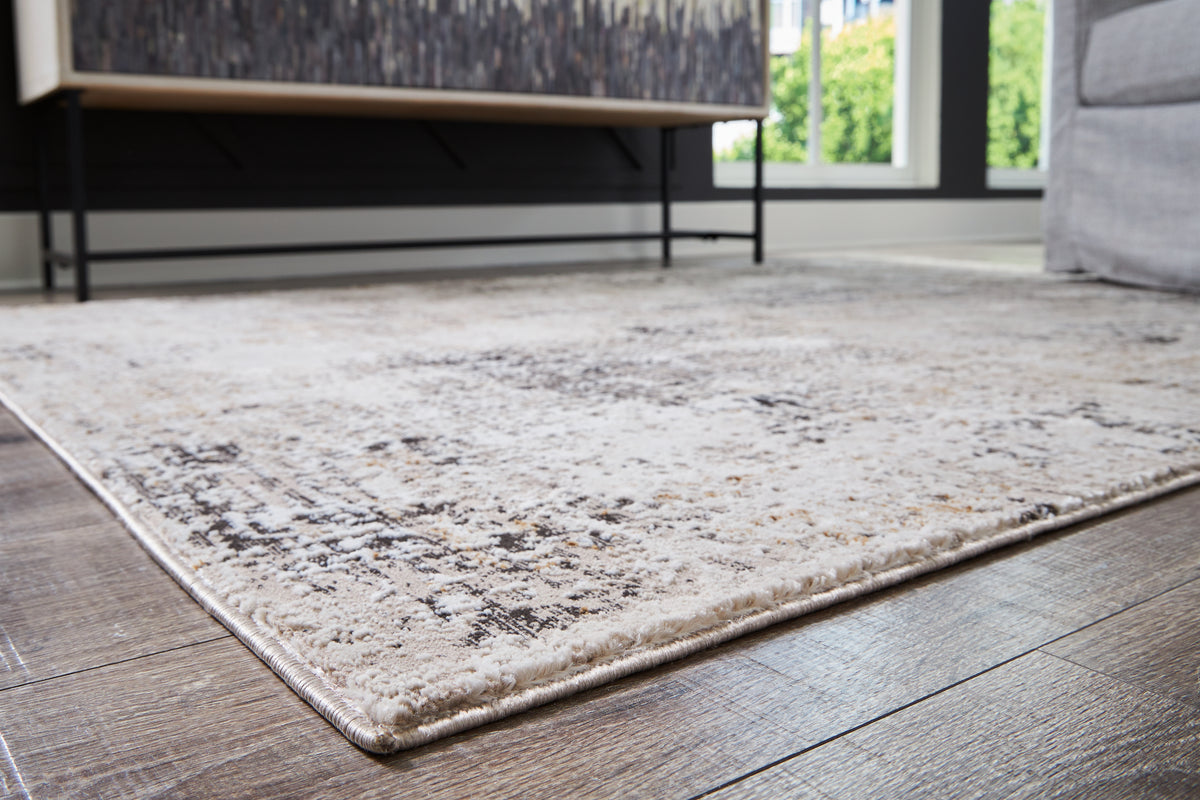 Orleans Furniture - Ashley Furniture - Elaning Rug - 8' x 10' Rug / Black/Gray/Cream - R406701