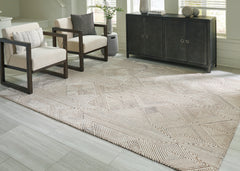 Orleans Furniture - Ashley Furniture - Jadott Rug - 8' x 10' Rug / Beige/Brown - R406801